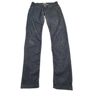 Naked & Famous Weird Guy Flannel Denim Jeans Dark Blue 31x32